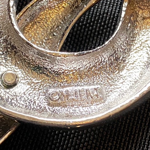 Vintage MJENT Signed Brooch - Picture 5 of 5